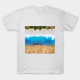 Sand ocean glitter T-Shirt